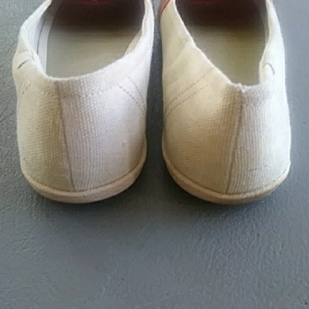 Sugar Women's Cream Flats with Colorful Stripes Size 7.5 - Picture 5 of 6